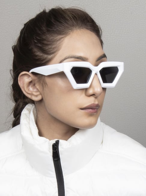 Ted Smith Grey Cat Eye UV Protection Unisex Sunglasses-picture-38