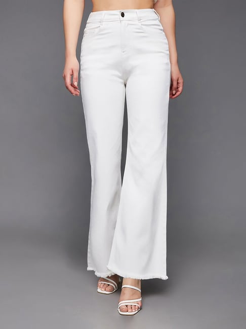 Miss Chase White High Rise Jeans-picture-38