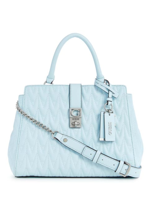 Guess Ice Blue REGILLA Medium Girlfriend Satchel