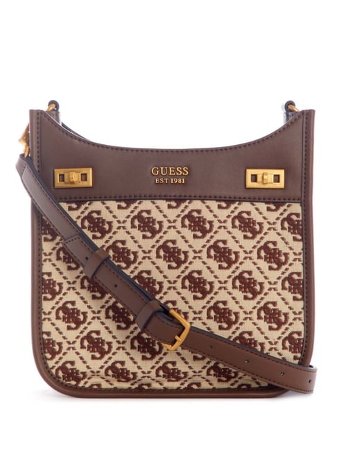 Guess Brown KATEY Small Hobo