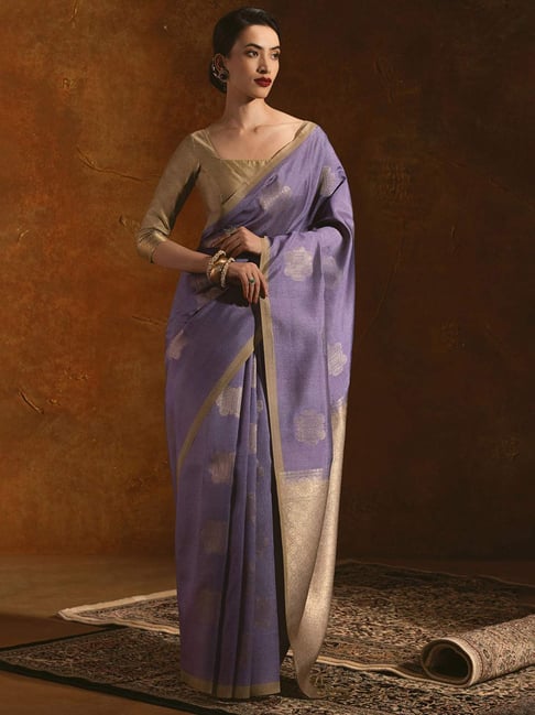 Purple Spandex Sarees Online. Shop Purple Spandex Ready-To-Wear