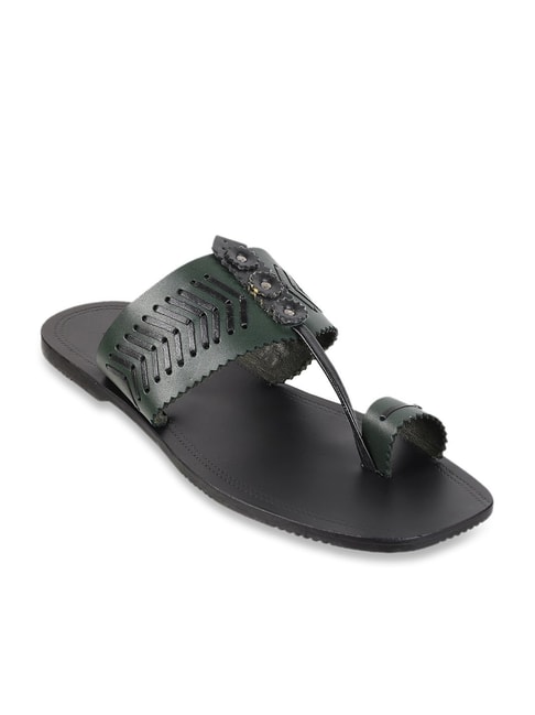 Buy Mochi Men Black Leather Sandals - Sandals for Men 1808048 | Myntra-hancorp34.com.vn