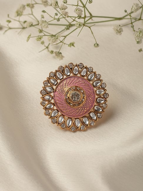 Pachi kundan Ring – Bawaries