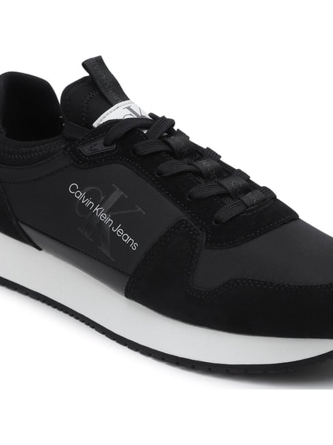 Shoes Calvin Klein Jeans Runner Calvin Klein Men Black Solid Mid
