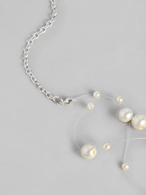 【完売品】hirotaka Mosquito Pearl Necklace Buy Zaveri Pearls Pearl Necklace-ZPFK10432 Online At Best Price