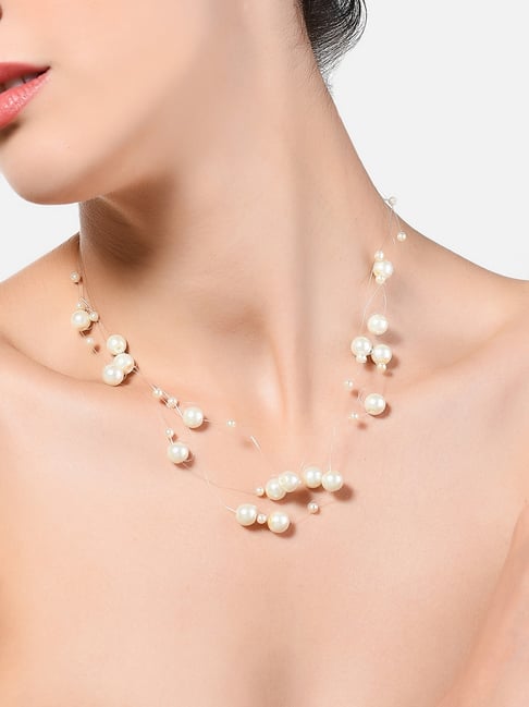 Buy Zaveri Pearls Pearl Necklace-ZPFK10432 Online At Best Price