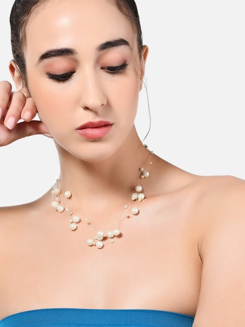 Buy Zaveri Pearls Pearl Necklace-ZPFK10432 Online At Best Price
