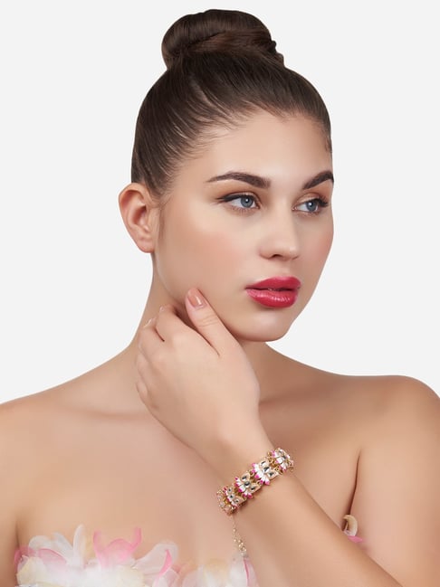 アクセサリー me0724 56700 Mesmera cuff, Mixed cuts, White, Rhodium plated | Swarovski