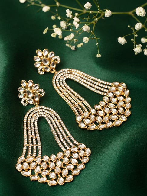 Zaveri Pearls Earrings new models 2024 | FASHIOLA INDIA