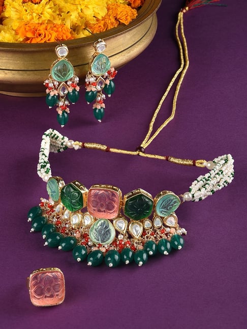 Zaveri clearance kundan set