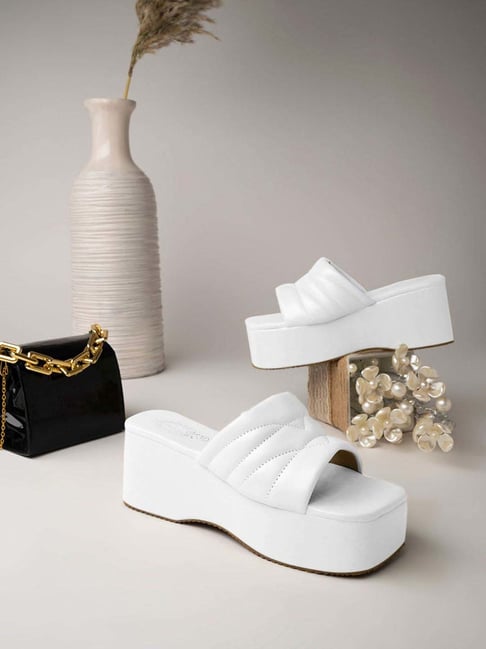 Buy Shoetopia Kids White Casual Slides for at Best Price Tata CLiQ