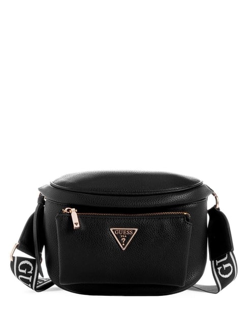 GUESS Black POWER PLAY Mini Cross Body Bag