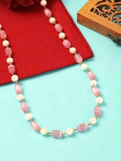Admirable Pink Allure Synthetic Coral Necklace – Deara Fashion Accessories