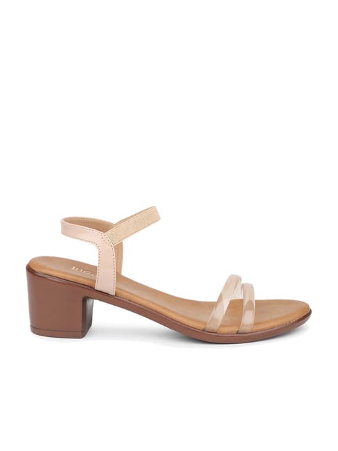 Buy Stepee Stylish Fancy Trendy and Comfortable Brown Heel Sandals for  Women & Girls - Wedges | Heeled | Sandals | Block heel | Casual | Formal  Online at Best Prices in India - JioMart.