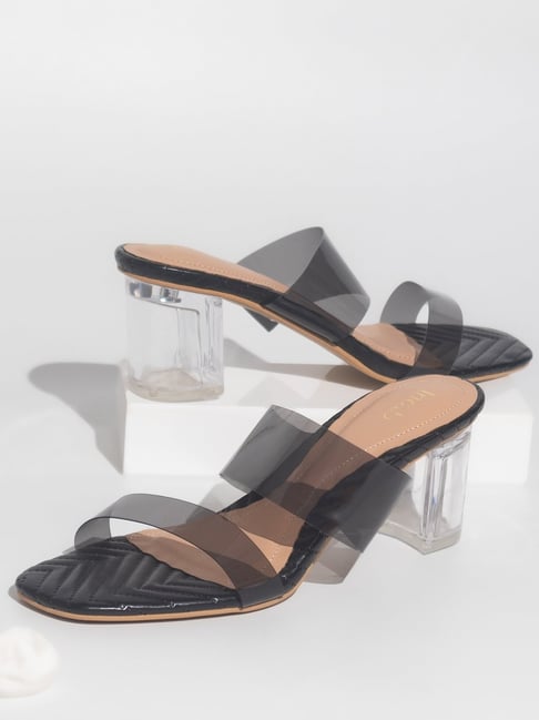 Buy Inc.5 Solid Black Heels online