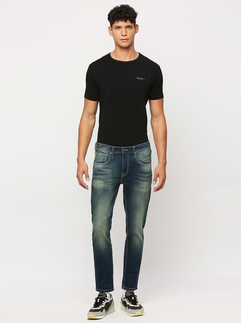 Skinny Fit Men's Super Skin Tight Jeans Tight Jeans With