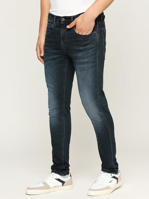 Pepe Jeans Dark Indigo Blue Skinny Fit Jeans
