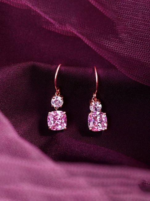 Venice Zanni Pink Quartz Drop Earrings with Ruby and Amethyst – Niquesa  Fine Jewellery