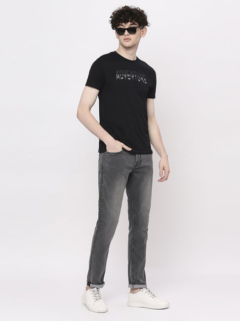 Being Human Grey Slim Fit Jeans