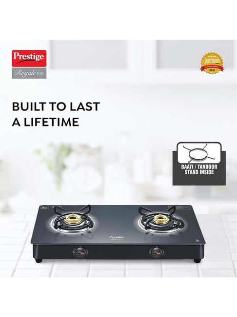 Buy Prestige Royale Plus Gt 02 Toughened Top Gas Stove With