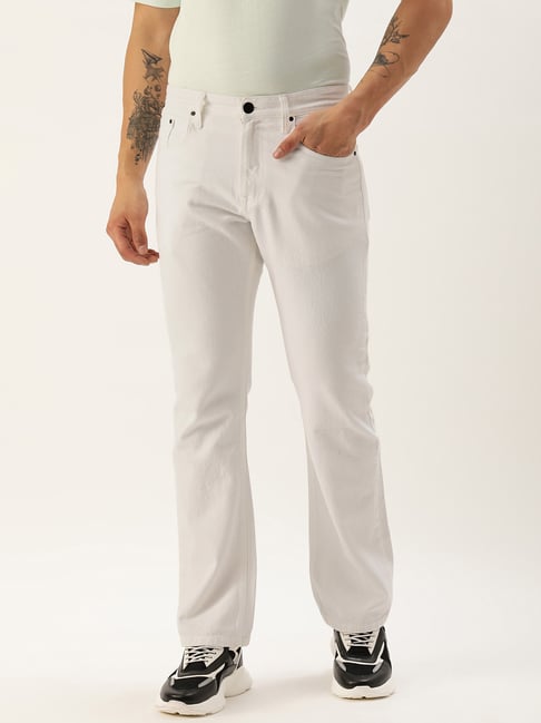 Buy White Trousers & Pants for Women by BENE KLEED Online