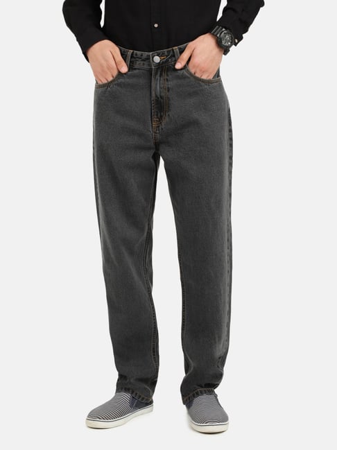 Bene Kleed Grey Straight Fit Lightly Washed Jeans-picture-30