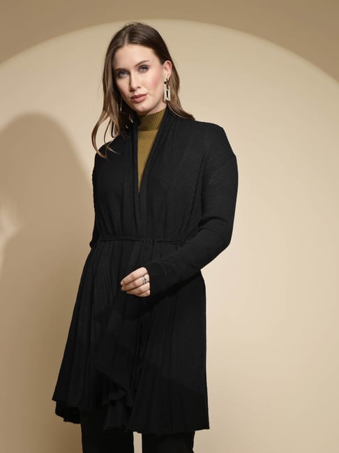 Black shop woolen shrug