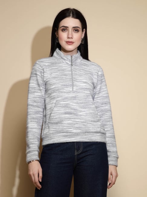 Global Republic Grey Acrylic Pullover-picture-27