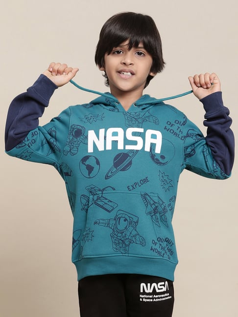 Blue cheap nasa sweatshirt