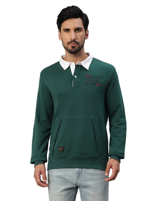 Royal Enfield Dark Green Regular Fit Sweatshirt-picture-15