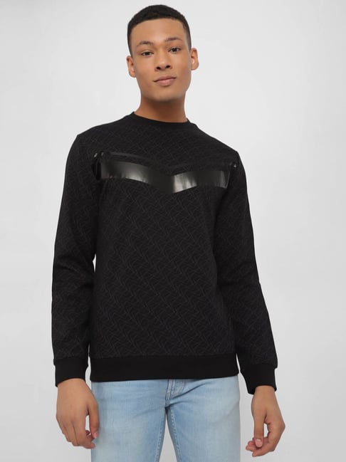 Allen solly best sale black sweatshirt