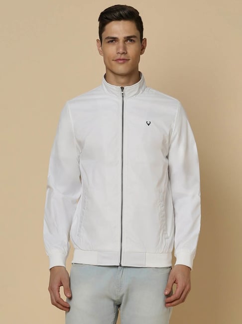 Allen Solly Sport White Regular Fit Jacket