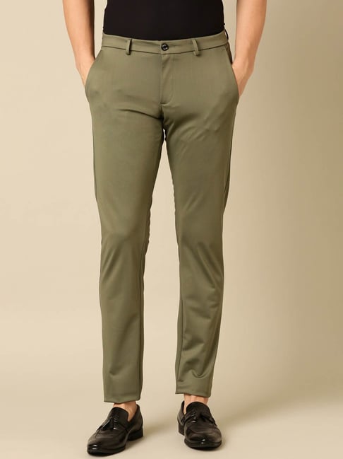 Allen Solly Prime Trousers & Chinos, Allen Solly Khaki Trousers for Men at  Allensolly.com