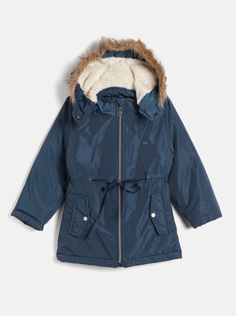 Unisex Hooded Fur-Lined Winter Parka Jacket – Yo Baby India