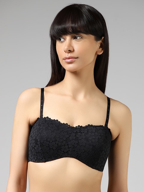 Buy Forever 21 Black Lace Bralette Bra for Women Online @ Tata CLiQ