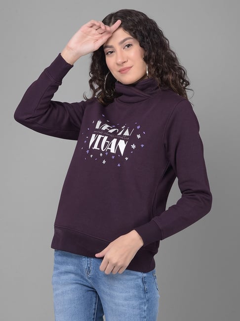 Crimsoune Club Wine Graphic Print Sweatshirt-picture-29