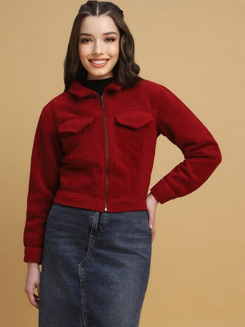 Red jacket clearance forever 21