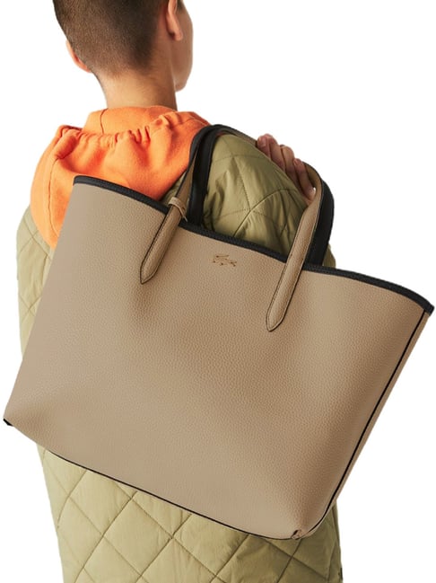 Sac lacoste beige new arrivals