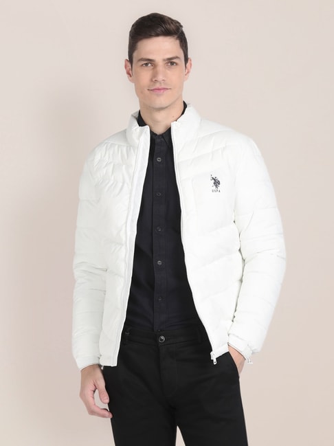 U.S. Polo Assn. Vanilla Regular Fit Quilted Jacket