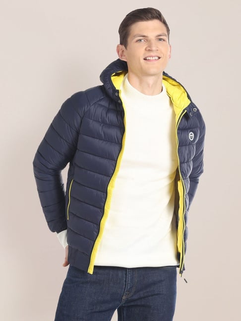 U.S. Polo Assn. Soft Navy Regular Fit Hooded Jacket