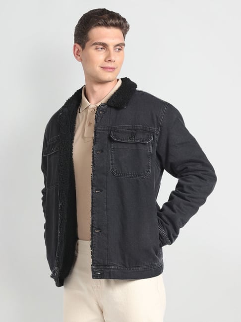 Levi's type 3 sherpa lined denim jacket in fable mid wash - ShopStyle