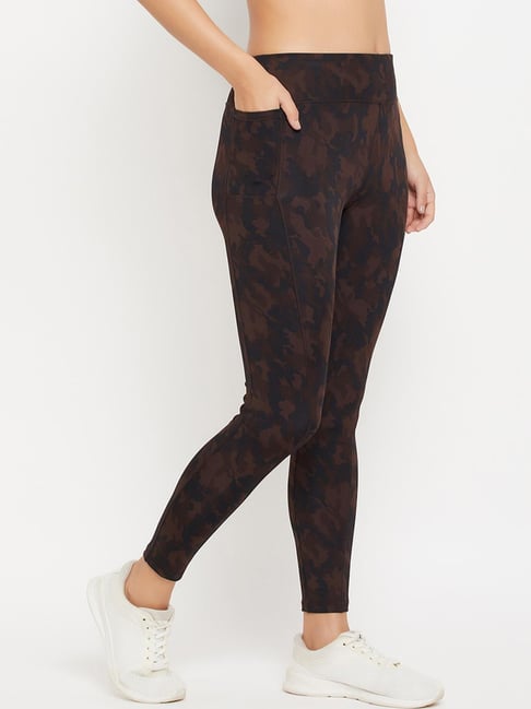 Dark Brown Camo Leggings