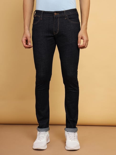 Wrangler Vegas Navy Skinny Fit Low Rise Jeans