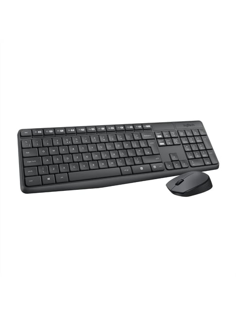 Logitech MK235 Wireless Keyboard Mouse with Long Battery Life