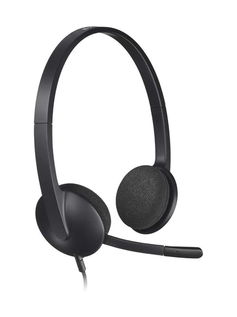 Logitech H340 Stereo Wired On Ear Headphones with Mic With