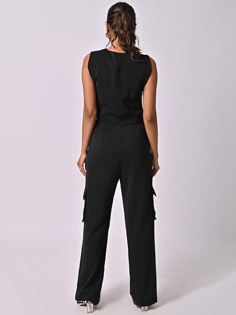 Women's Plus Size Sienna Swiss Dot Dress - Black - Curvy Sense