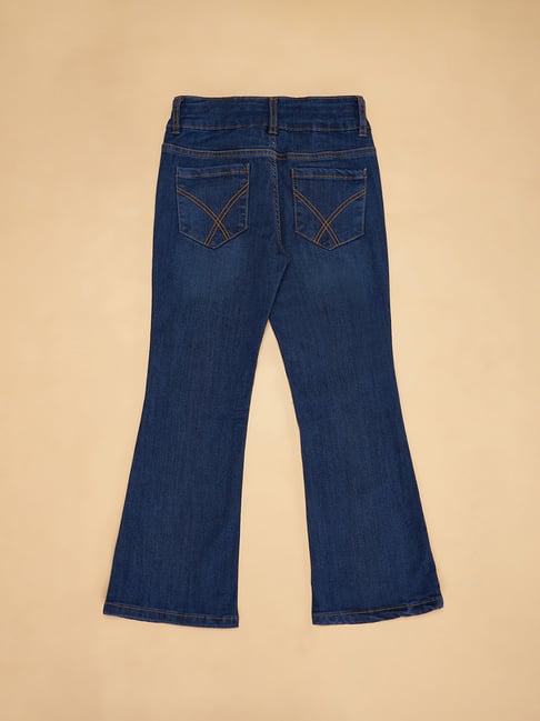 Pantaloons Junior Regular Girls Blue Jeans - Buy Pantaloons Junior Regular  Girls Blue Jeans Online at Best Prices in India