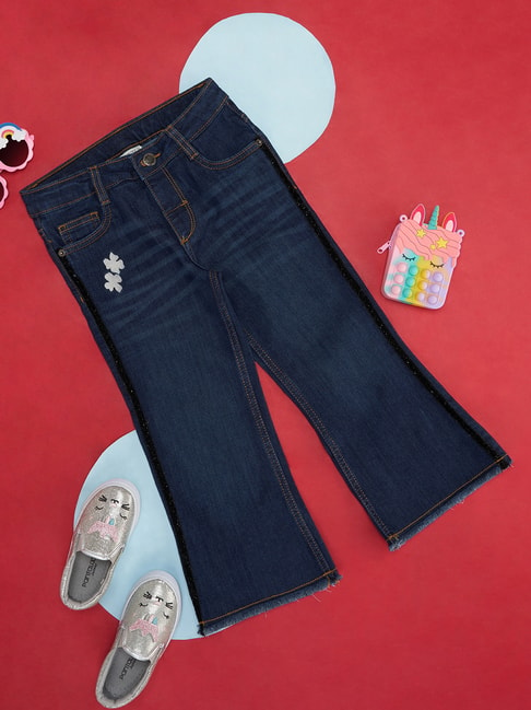 Ribcage Ankle Straight Big Girls Jeans 7-16 - Medium Wash | Levi's® US-sonthuy.vn