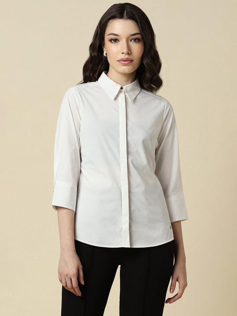 Allen solly white shirt hotsell