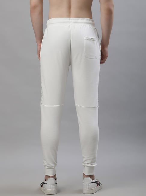 Buy Free Authority Off White Regular Fit Joggers for Men's Online